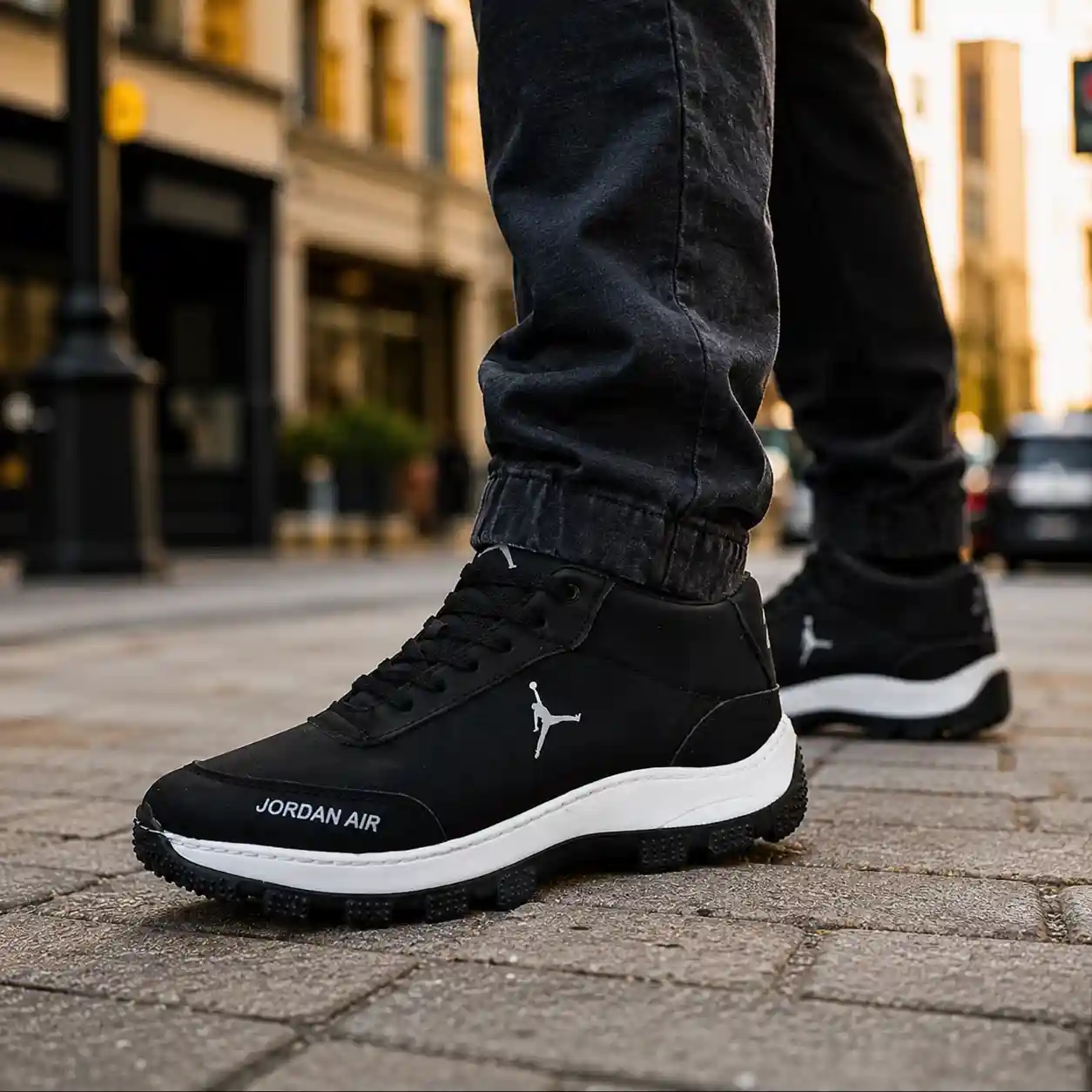 کفش اسپرت مردانه جردن مشکی مدل Avin